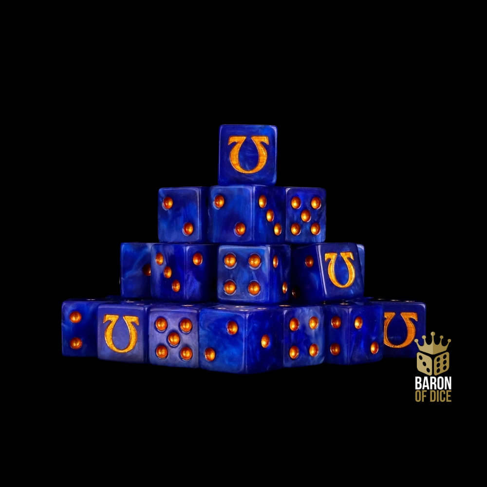 Baron of Dice: Omega, Gold - D6 (25) RRP$89.99