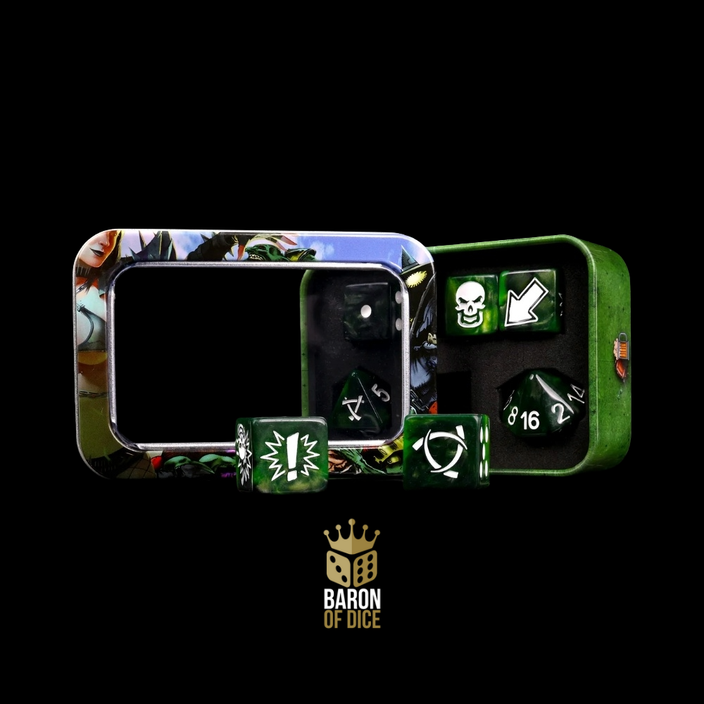 Baron of Dice: Warp Green - Bloody Football (7) RRP$55