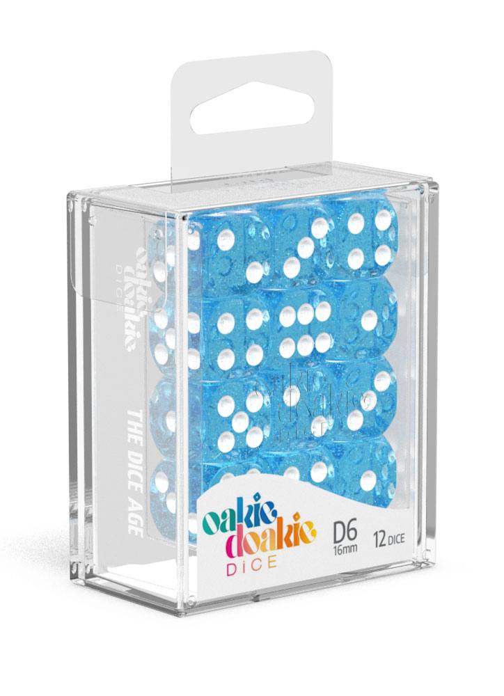 Oakie Doakie Dice - Speckled D6 16mm (12) RRP$9.99