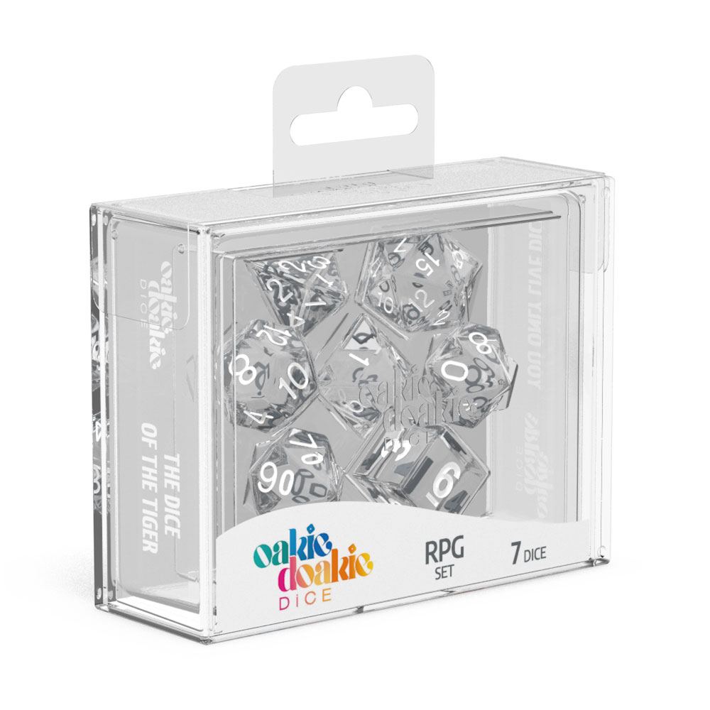 Oakie Doakie Dice - Translucent RPG (7) RRP$15.99