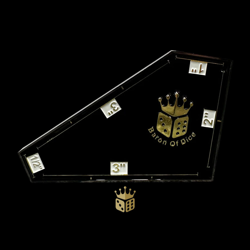 Baron of Dice: 3" Metal Combat Gauge - Objective Coin Compatible RRP$50