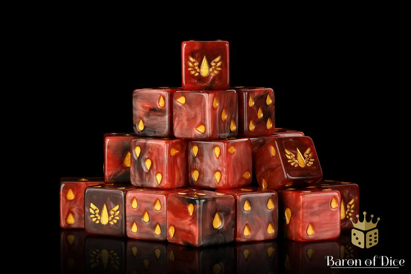 Baron of Dice: Blood Drop - D6 (25) RRP$89.99