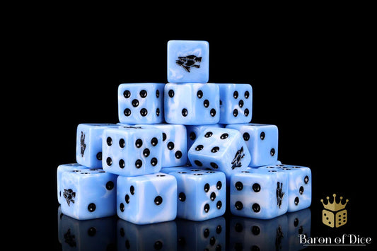 Baron of Dice: Frost Wolf - D6 (25) RRP$89.99