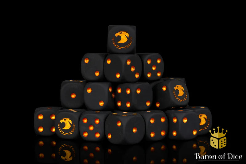 Baron of Dice: Golden Eagle - D6 (25) RRP$89.99