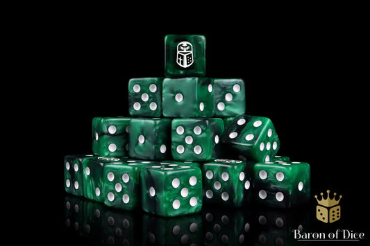 Baron of Dice: Imperial Helm, Green - D6 (25) RRP$89.99