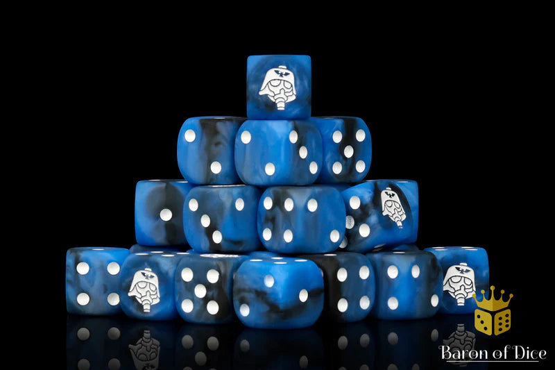 Baron of Dice: Kloned Corps, Helmet - D6 (25) RRP$89.99