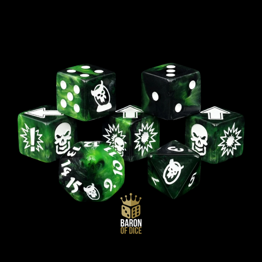 Baron of Dice: Warp Green - Bloody Football (7) RRP$55