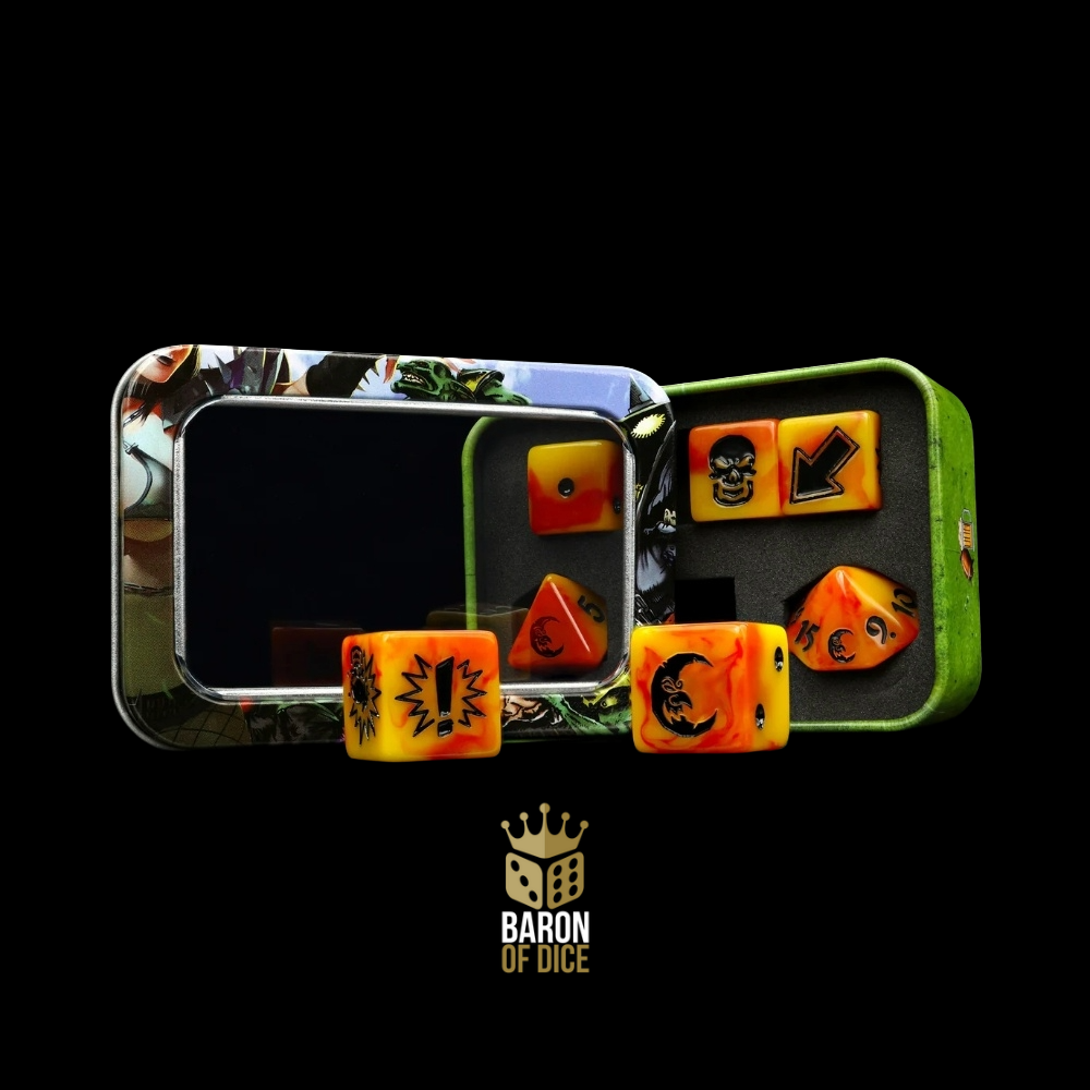 Baron of Dice: Orange Fire - Bloody Football (7) RRP$55