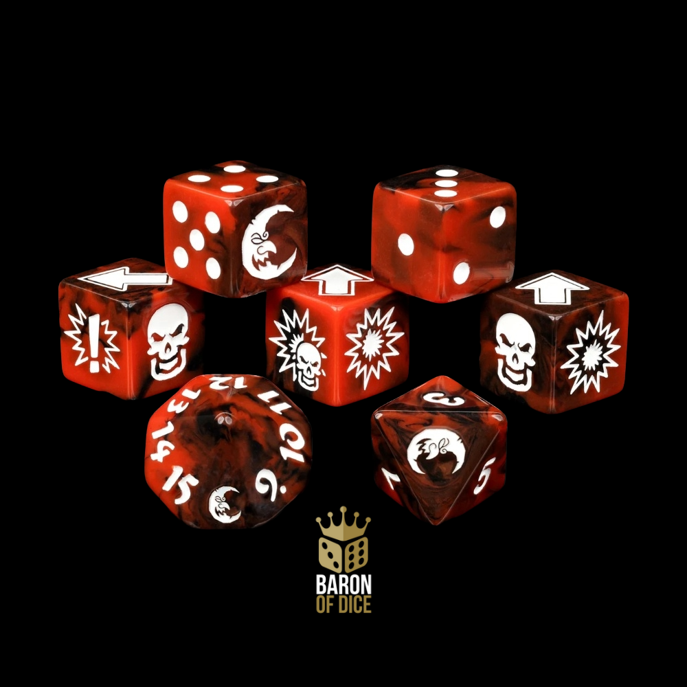 Baron of Dice: Chaos Red - Bloody Football (7) RRP$55