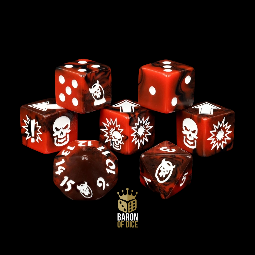 Baron of Dice: Chaos Red - Bloody Football (7) RRP$55