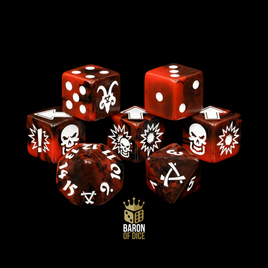 Baron of Dice: Chaos Red - Bloody Football (7) RRP$55
