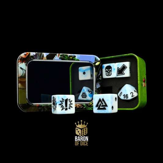 Baron of Dice: White Ice - Bloody Football (7) RRP$55