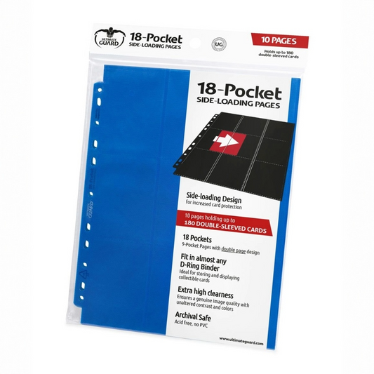 Ultimate Guard Side-Loading Pages - 18-Pocket (10) RRP$12.99 -