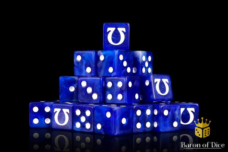 Baron of Dice: Omega, White - D6 (25) RRP$89.99