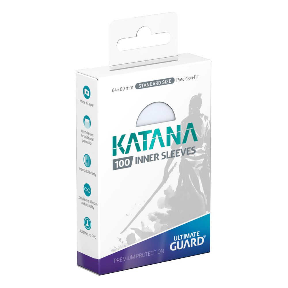 Ultimate Guard Katana Inner Sleeves 100ct Standard Size Transparent RRP$11.99 -