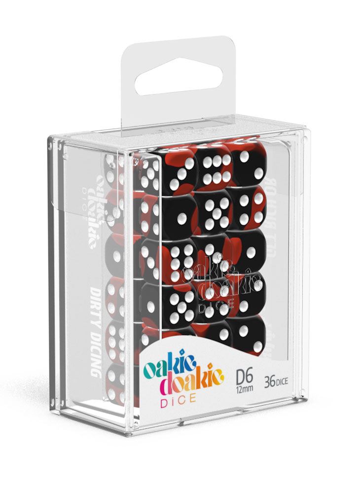 Oakie Doakie Dice - Glow in the Dark D6 12mm (36) RRP$63.99