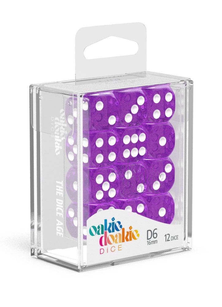 Oakie Doakie Dice - Speckled D6 16mm (12) RRP$9.99