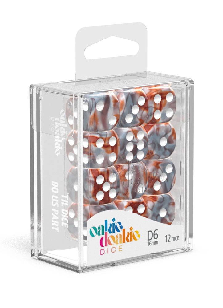 Oakie Doakie Dice - Gemidice D6 16mm (12) RRP$19.99
