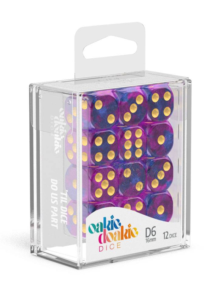 Oakie Doakie Dice - Gemidice D6 16mm (12) RRP$19.99