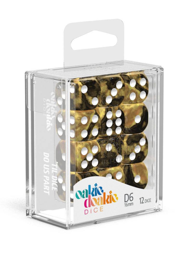 Oakie Doakie Dice - Gemidice D6 16mm (12) RRP$19.99