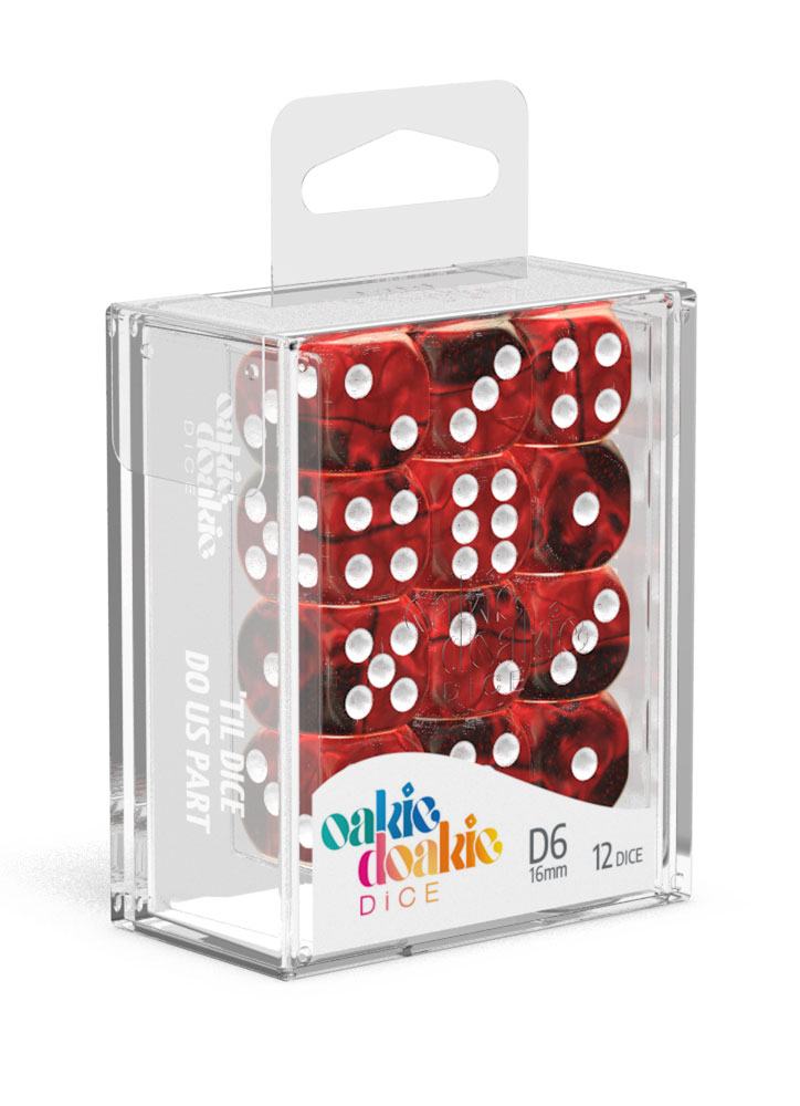Oakie Doakie Dice - Gemidice D6 16mm (12) RRP$19.99