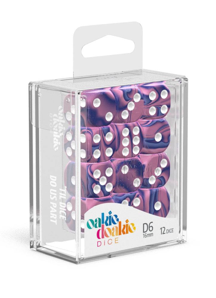 Oakie Doakie Dice - Gemidice D6 16mm (12) RRP$19.99