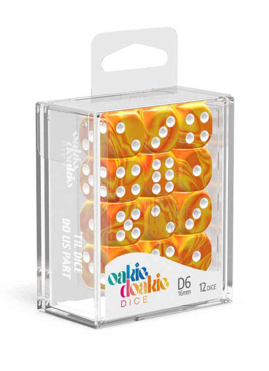 Oakie Doakie Dice - Gemidice D6 16mm (12) RRP$19.99