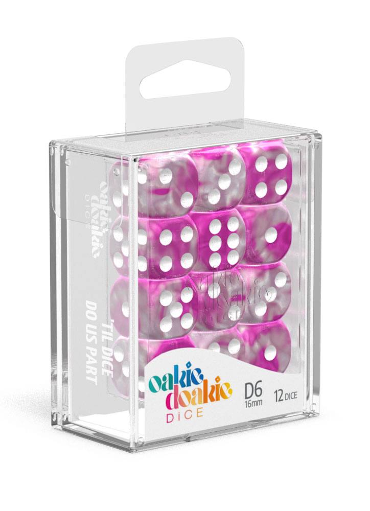 Oakie Doakie Dice - Gemidice D6 16mm (12) RRP$19.99