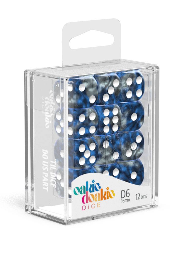 Oakie Doakie Dice - Gemidice D6 16mm (12) RRP$19.99