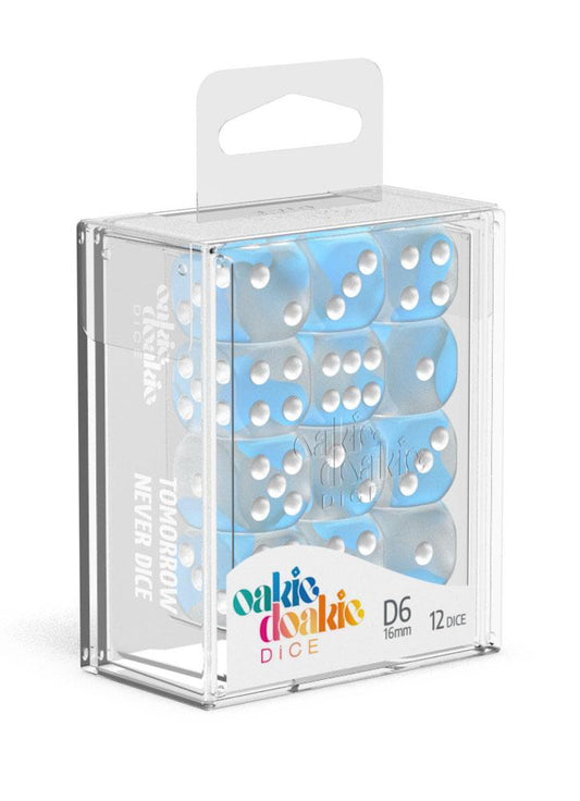 Oakie Doakie Dice - Glow in the Dark D6 16mm (12) RRP$29.99