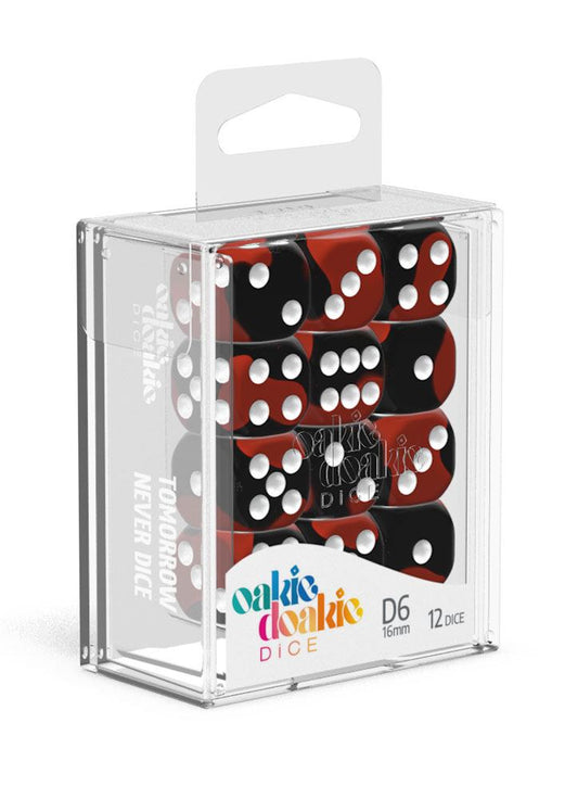 Oakie Doakie Dice - Glow in the Dark D6 16mm (12) RRP$29.99
