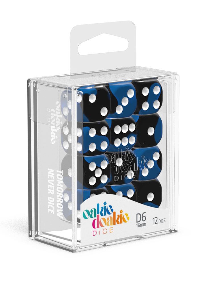 Oakie Doakie Dice - Glow in the Dark D6 16mm (12) RRP$29.99