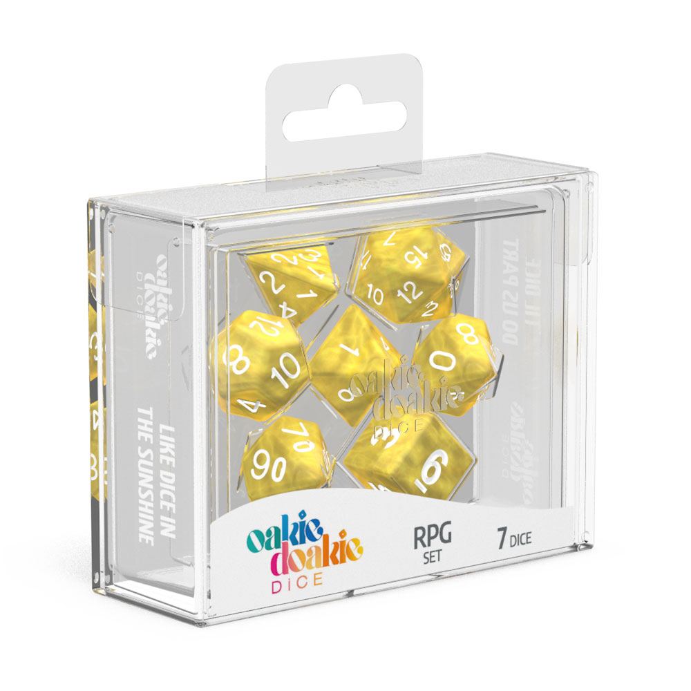 Oakie Doakie Dice - Marble RPG (7) RRP$15.99