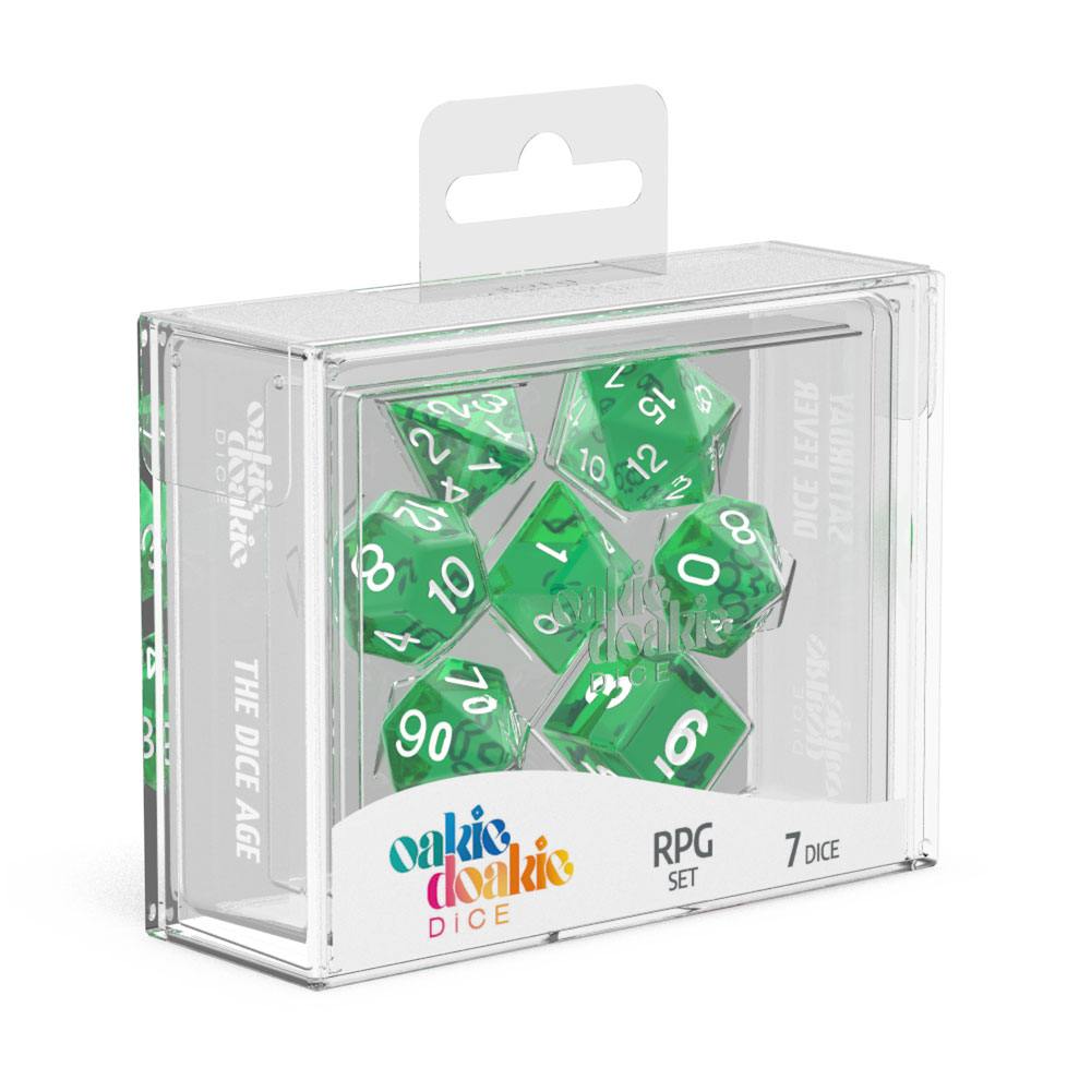 Oakie Doakie Dice - Translucent RPG (7) RRP$15.99