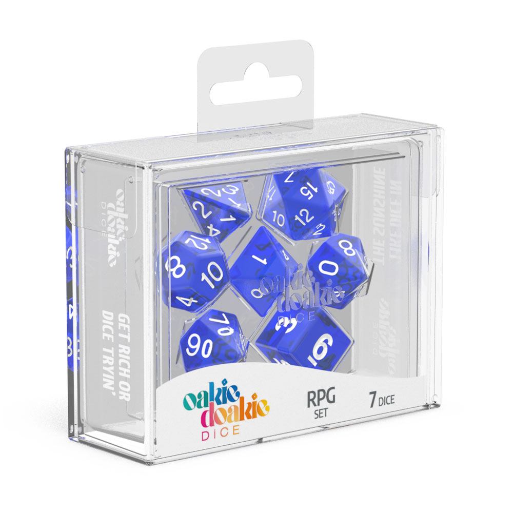 Oakie Doakie Dice - Translucent RPG (7) RRP$15.99