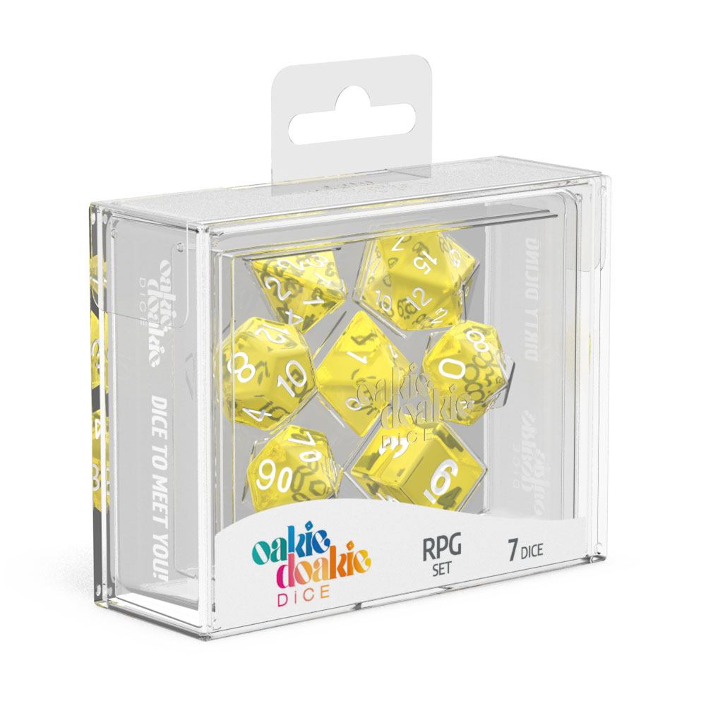 Oakie Doakie Dice - Translucent RPG (7) RRP$15.99
